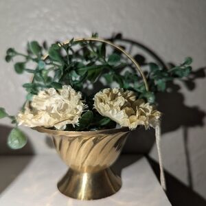 Miniature Brass Basket